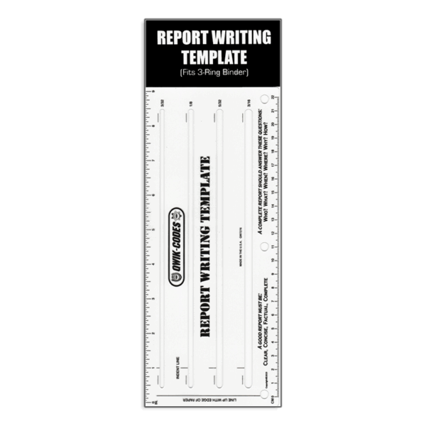 Report Writing Template